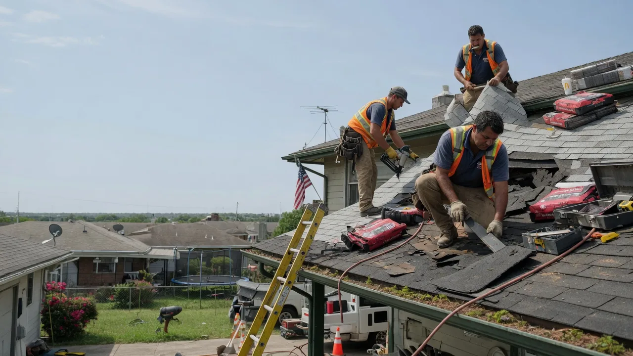 Roof Repair in Sublime, TX near me
